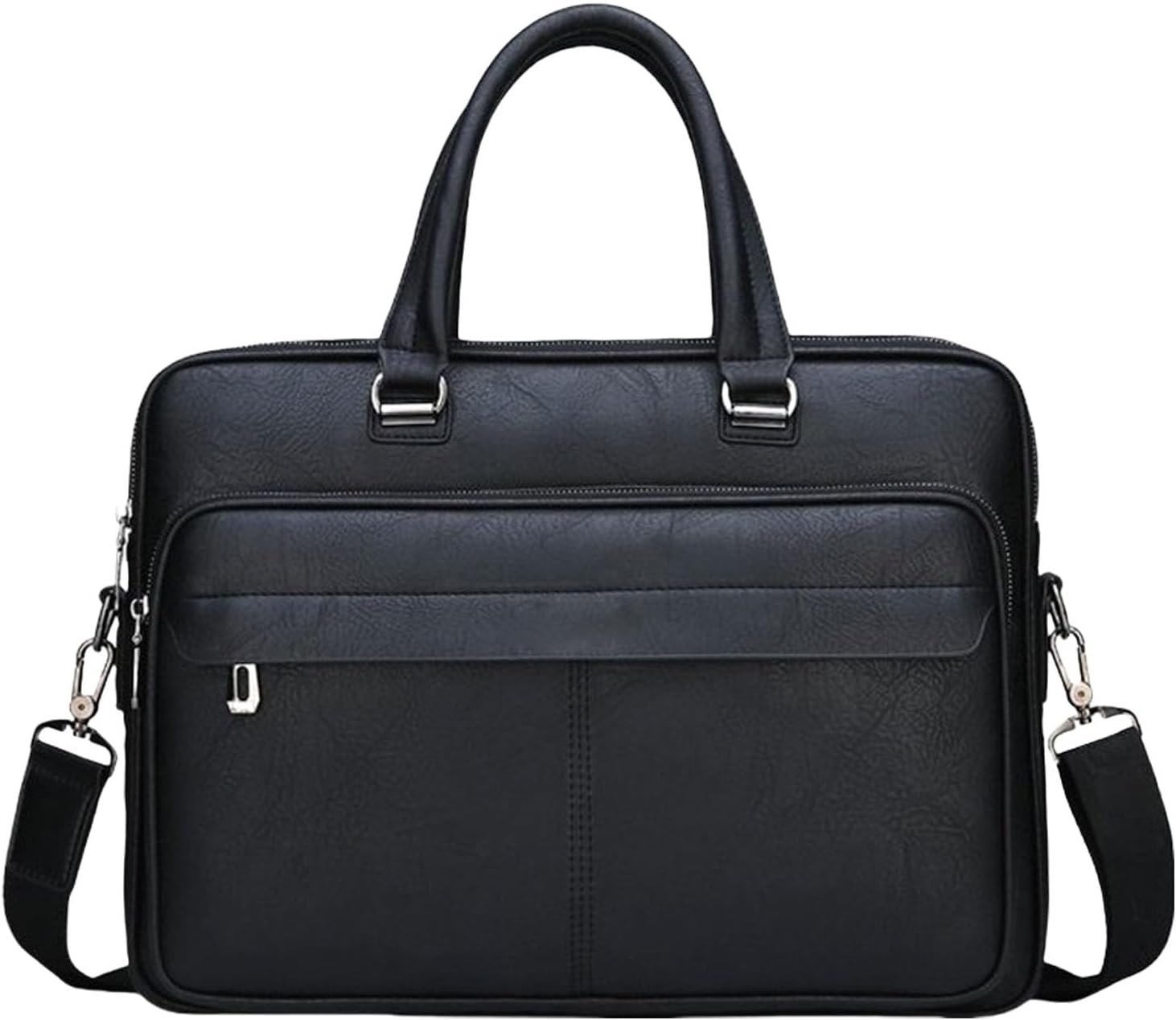 leather Laptop Bag for Men 16 inch Briefcase Waterproof,Computer Handbags Shoulder Crossbody Laptop Bag Business