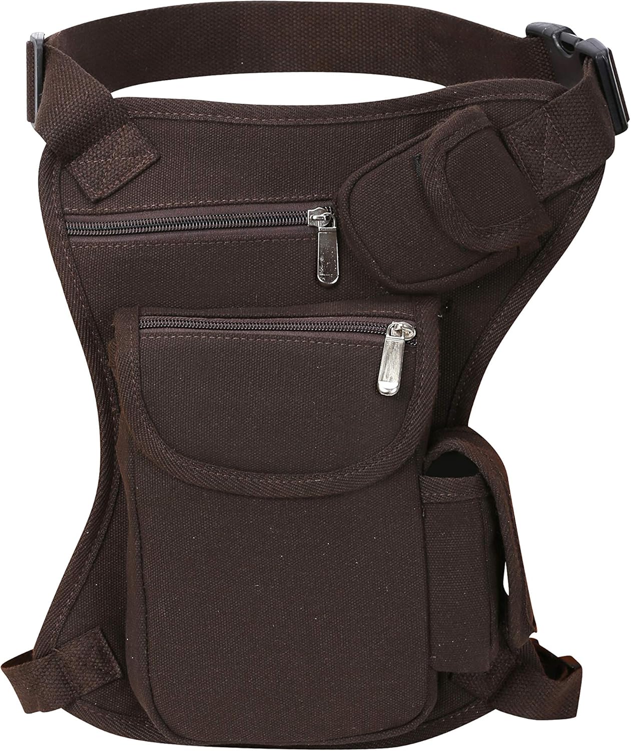 Canvas Waist Bag Fanny Pack Racing Drop Leg Bag Motorcycle Outdoor Bag