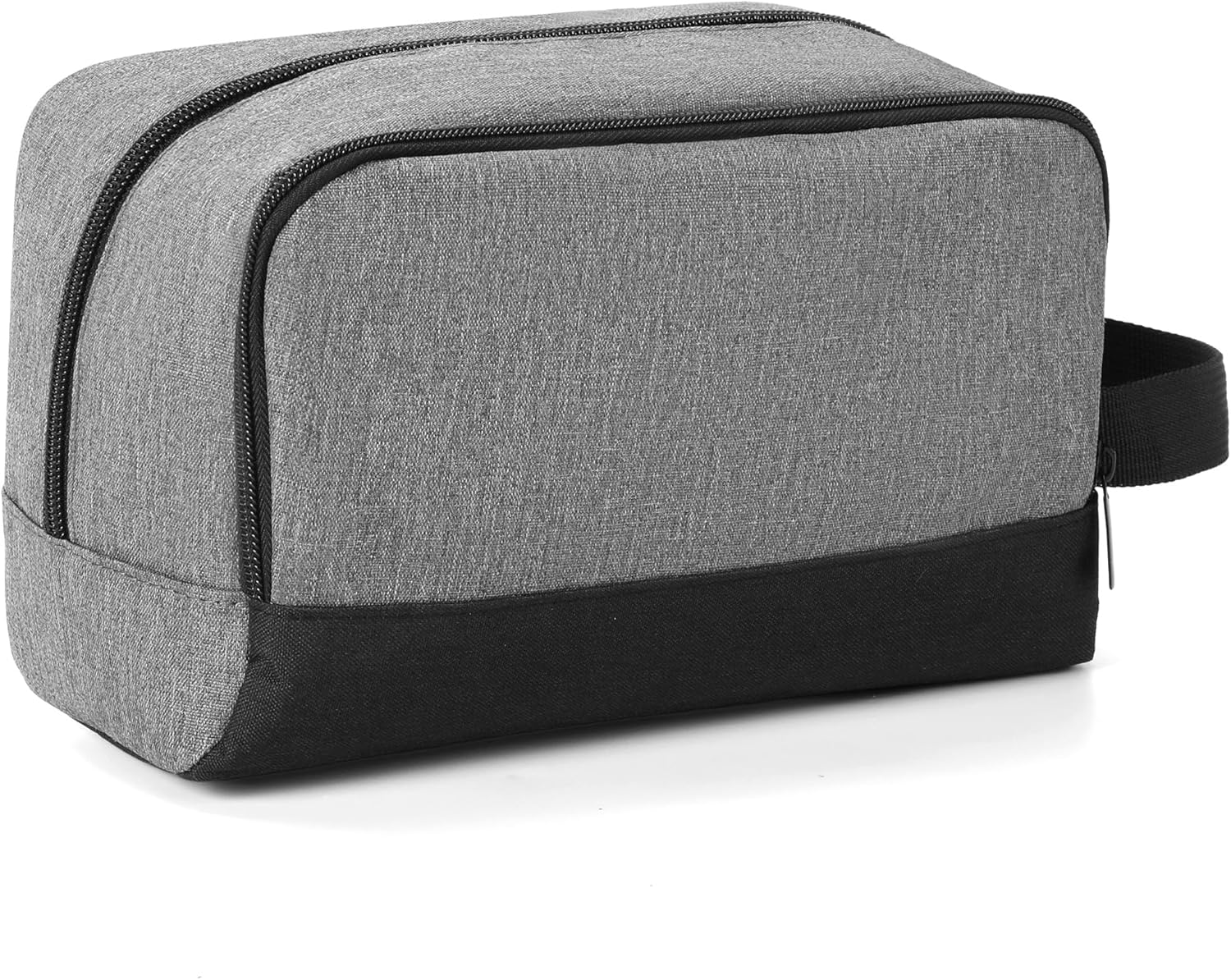 Travel Toiletry Bag for Men Hanging  Shaving Bag Toiletries Organizer Small Toiletry Bag for Traveling (Denim Grey)